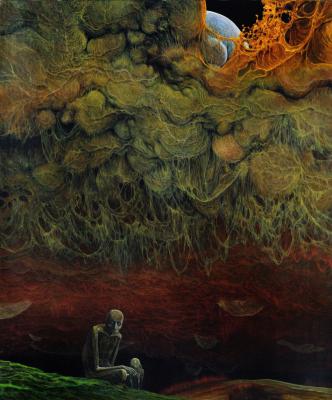 332x400 The Cursed Paintings Of Article Culture.pl - Beksinski Painting