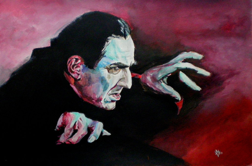 1024x674 Bela Lugosi Dracula By Gossamer1970 - Bela Lugosi Painting