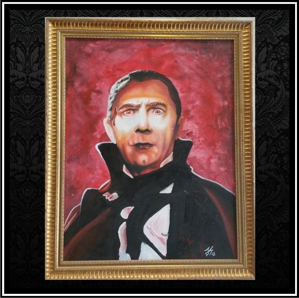 1000x997 Bela Lugosi Dracula By James Tattooink Original Painting - Bela Lugosi Painting