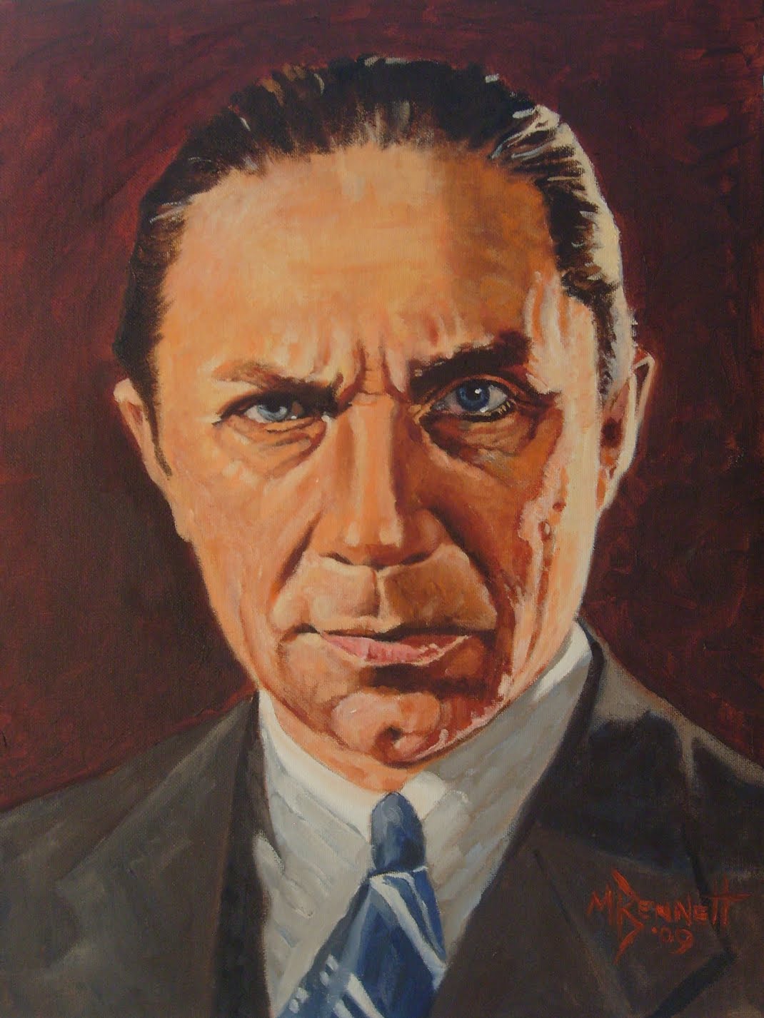 1070x1426 Peel The Paint Bela Lugosi - Bela Lugosi Painting