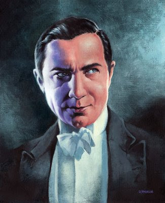 325x400 Engel's Universe Bela Lugosi - Bela Lugosi Painting