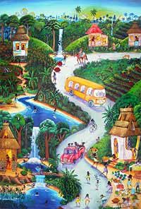 200x296 I Loved The Art I Saw In Belize I Want To Give Them Credit - Belize Painting