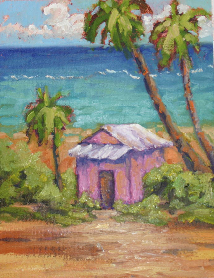 692x900 In Belize Painting By Niki Reynolds - Belize Painting