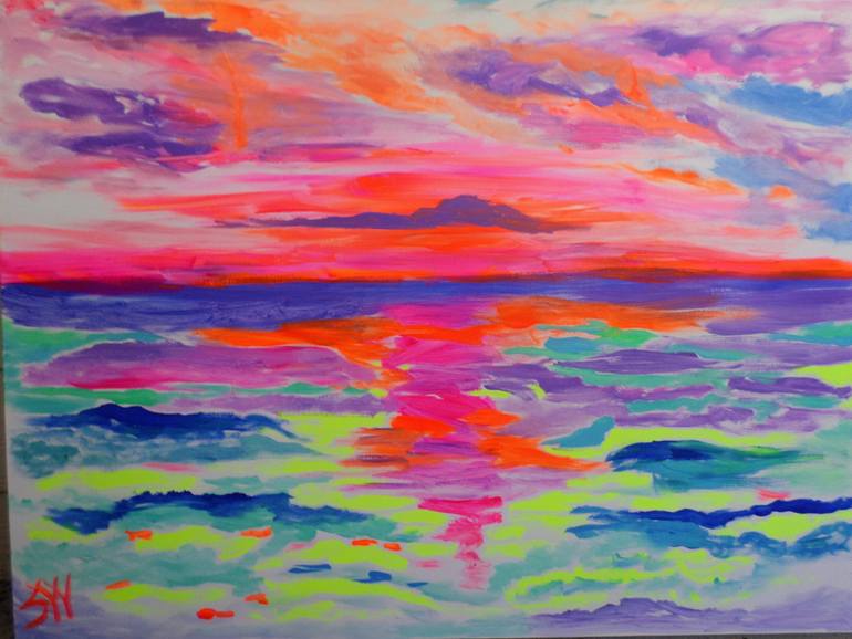 770x578 Saatchi Art Belize Dream Painting By Sharon Worley - Belize Painting
