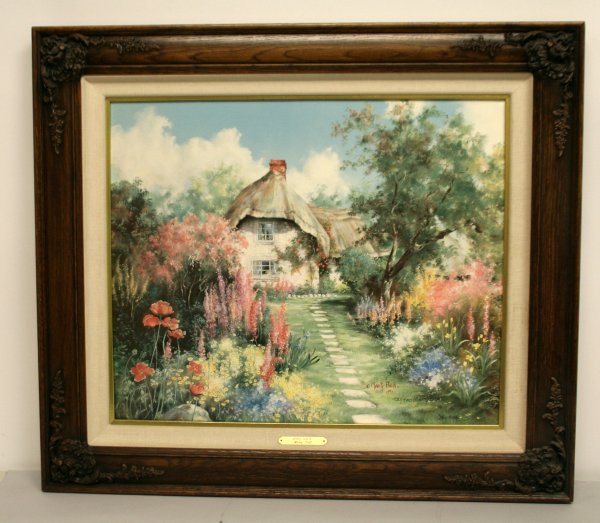 600x523 711 711 Marty Bell Painting Upper Chute Framed - Bell Painting