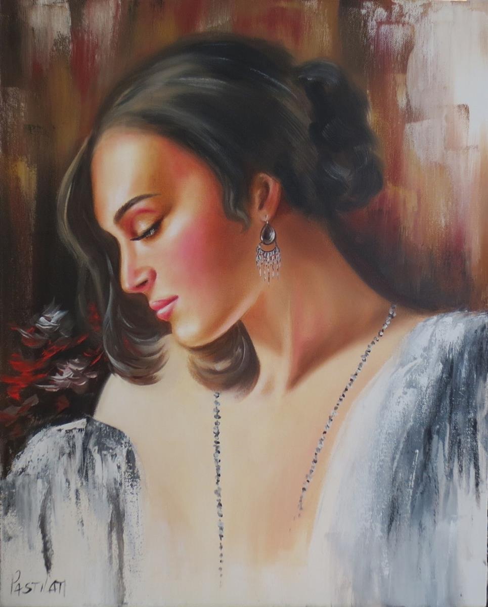 965x1200 Buy Original Painting Bella By Evelina Pastilati For Sale Online - Bella Painting