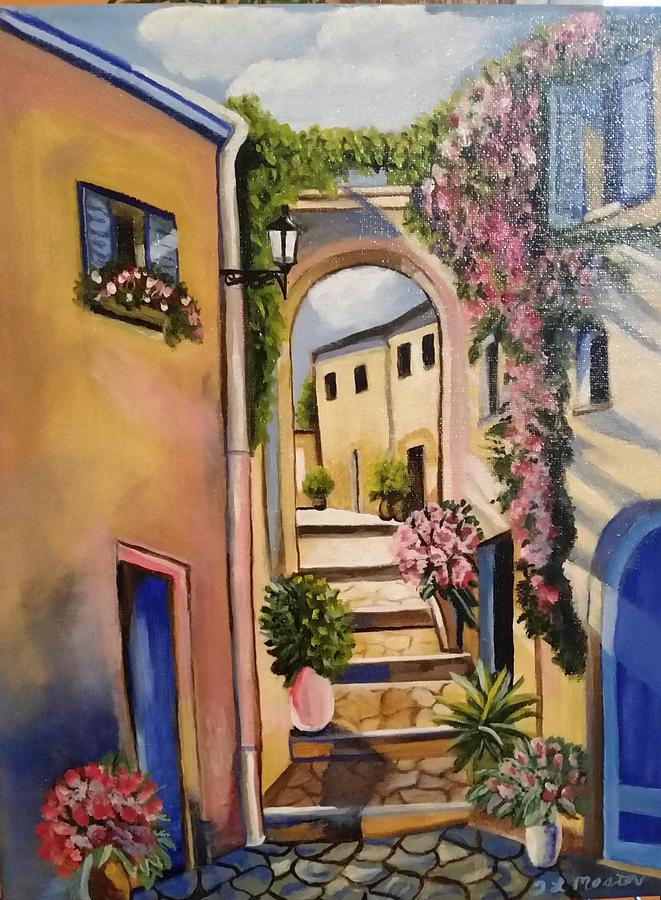 661x900 Casa Bella Painting By Tina Mostov - Bella Painting