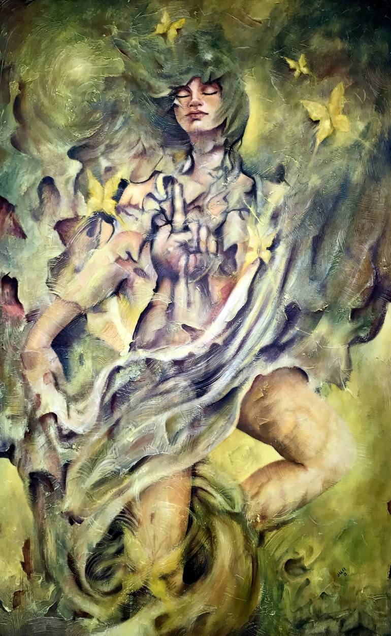 770x1254 Saatchi Art Remedios La Bella Painting By Alberto Arce - Bella Painting