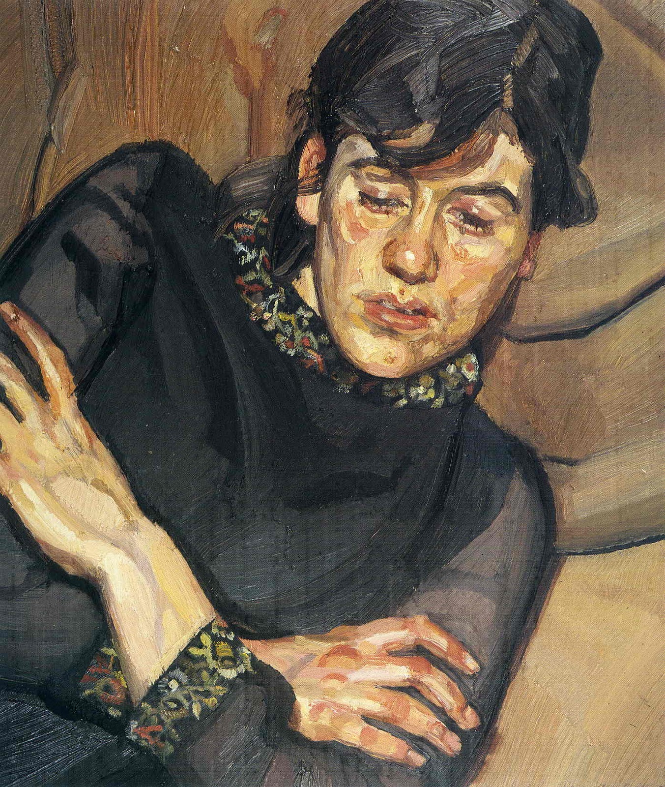 1353x1600 Some Thoughts On Painting (1954) By Lucian Freud - Bella Painting