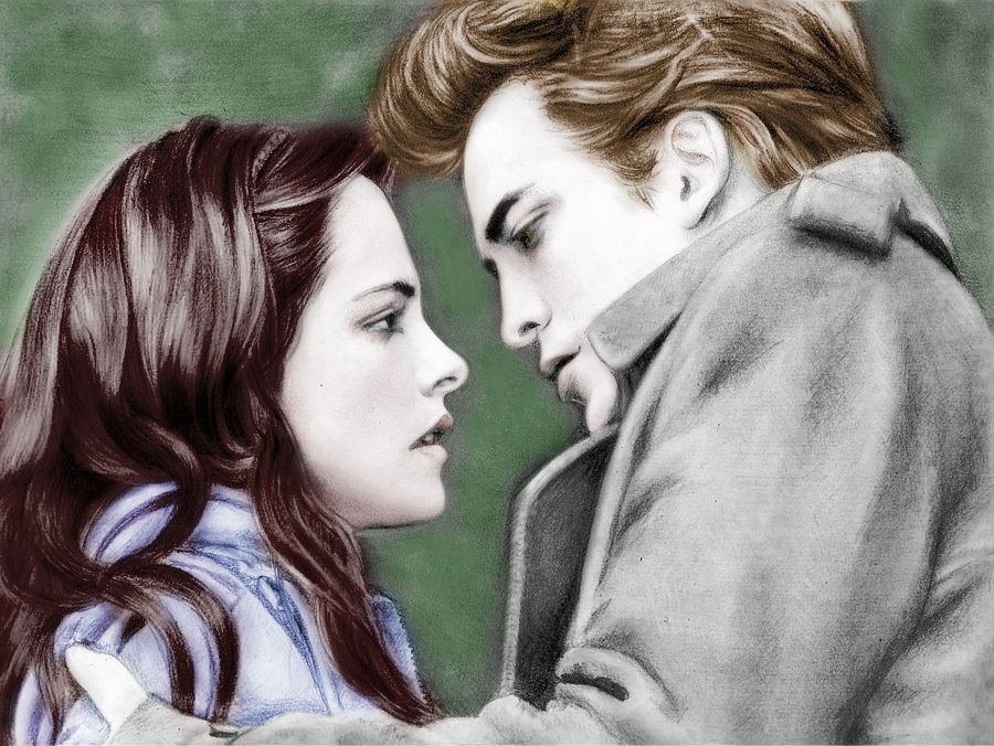 900x676 Edward Y Bella By Iarope - Bella Painting