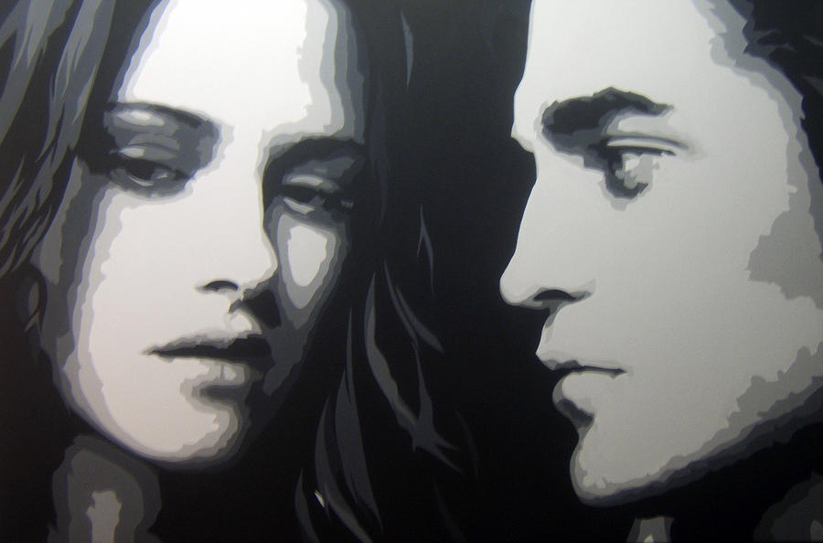 900x594 Bella And Edward From The Twilight Series Painting By Michael - Bella Painting