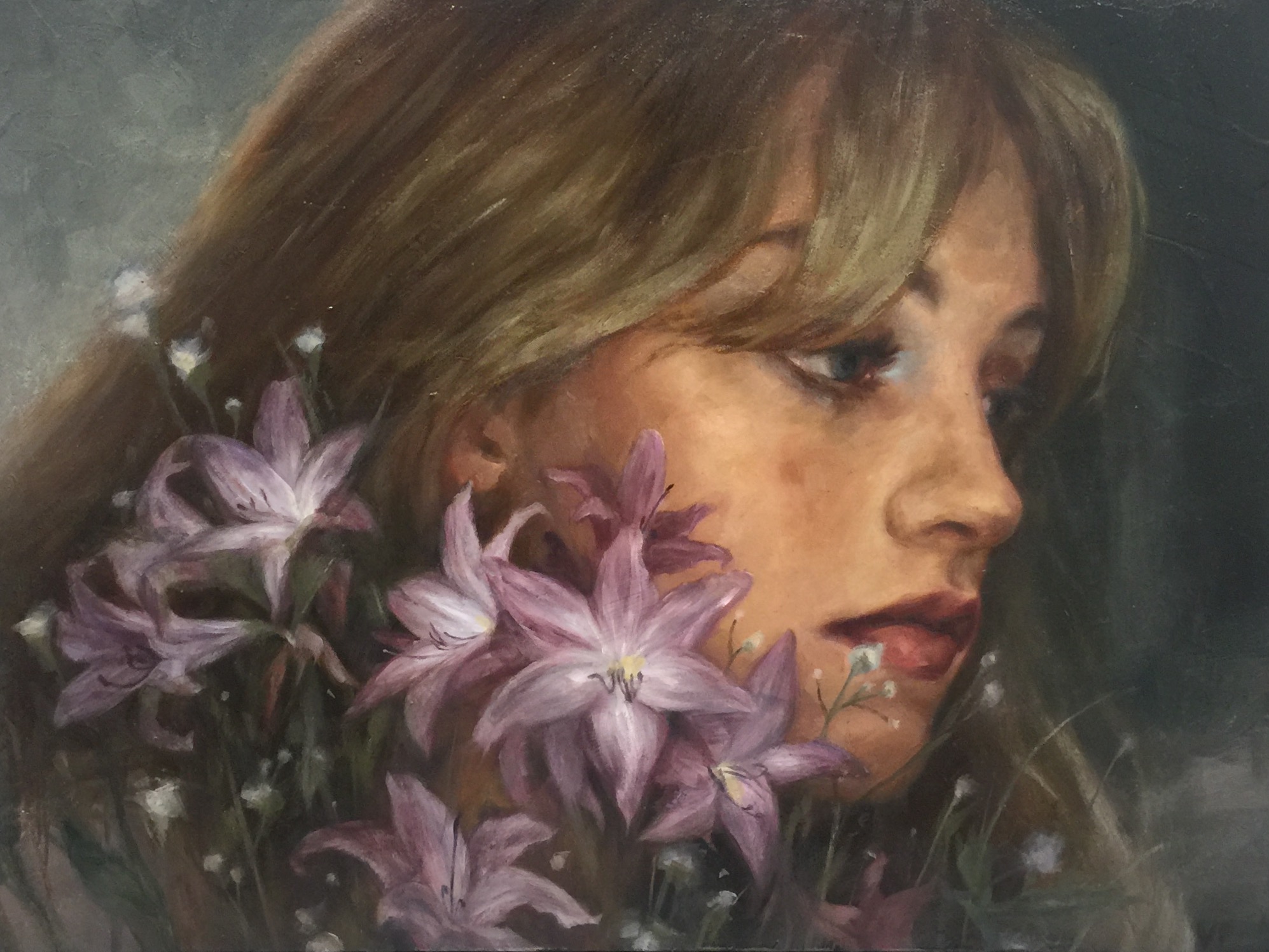 1995x1498 Belladonna By Valerie Pobjoy - Belladonna Painting