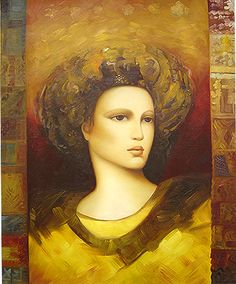 236x284 Park West Gallery Csaba Markus, Aesthetic Olympian Chicago Art - Belladonna Painting