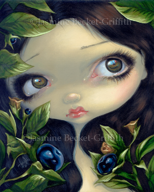 501x623 Poisonous Beauties I Belladonna - Belladonna Painting
