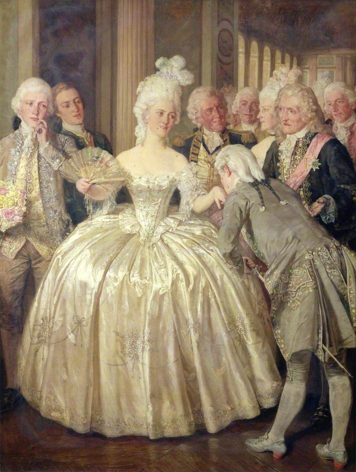 712x944 A Court Belle Painting Talbot Hughes Oil Paintings - Belle Painting