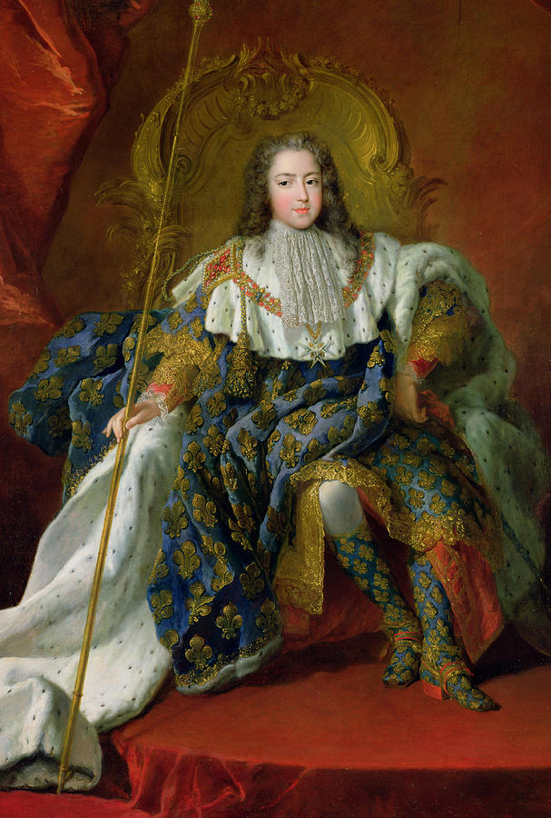 607x900 Louis Xv Painting By Alexis Simon Belle - Belle Painting