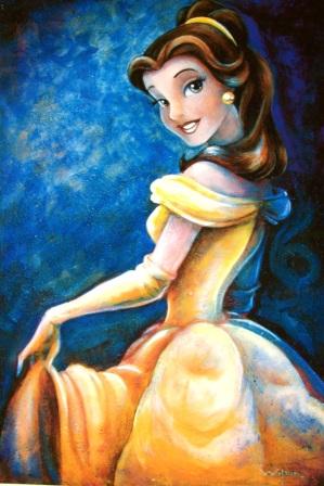299x448 Carolcarol92 Disney Belle (Beauty And The Beast) Inspired Makeup - Belle Painting Disney