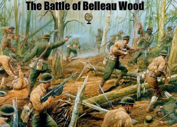 700x500 Do You Want To Live Forever Marine Assault Was Turning Point - Belleau Wood Painting