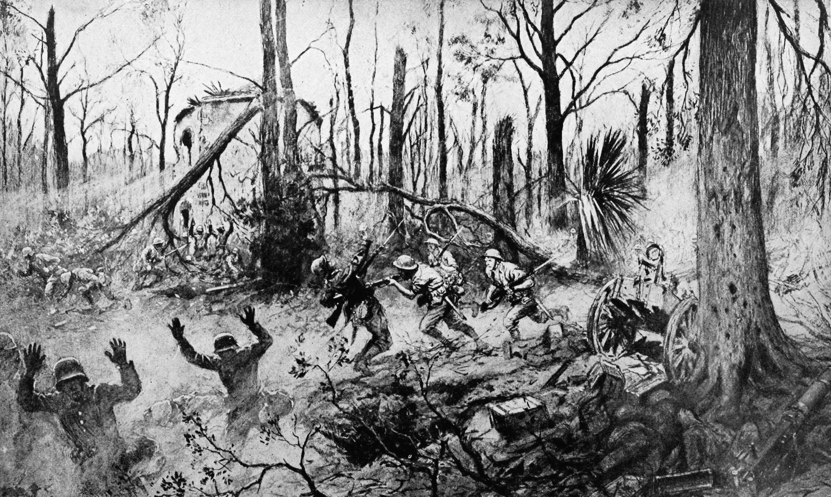 2855x1707 Filecollier's 1921 World War - Belleau Wood Painting