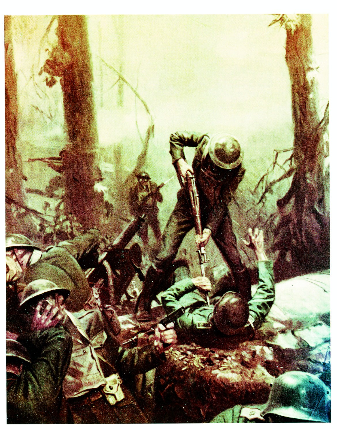 1170x1488 Marines The Battle Of Belleau Wood Quarto Knows Blog - Belleau Wood Painting