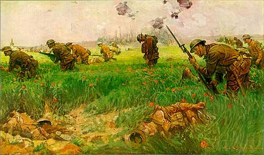 537x316 The New Art Blog Assault On Belleau Wood - Belleau Wood Painting