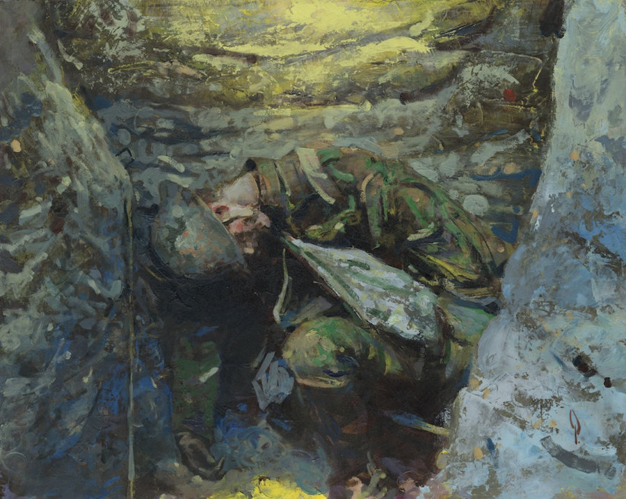 900x717 Belleau Wood 2 By George Pratt - Belleau Wood Painting