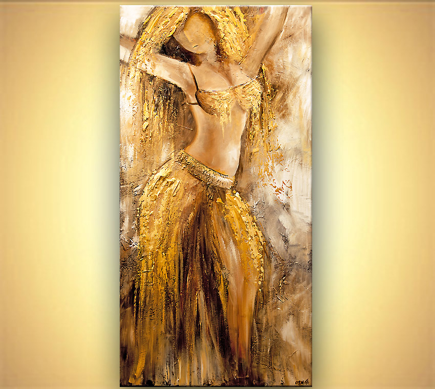 850x761 Painting - Belly Dancer Painting
