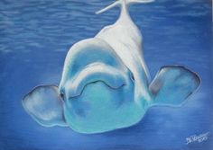 236x167 Hey, I Found This Really Awesome Etsy Listing - Beluga Whale Painting