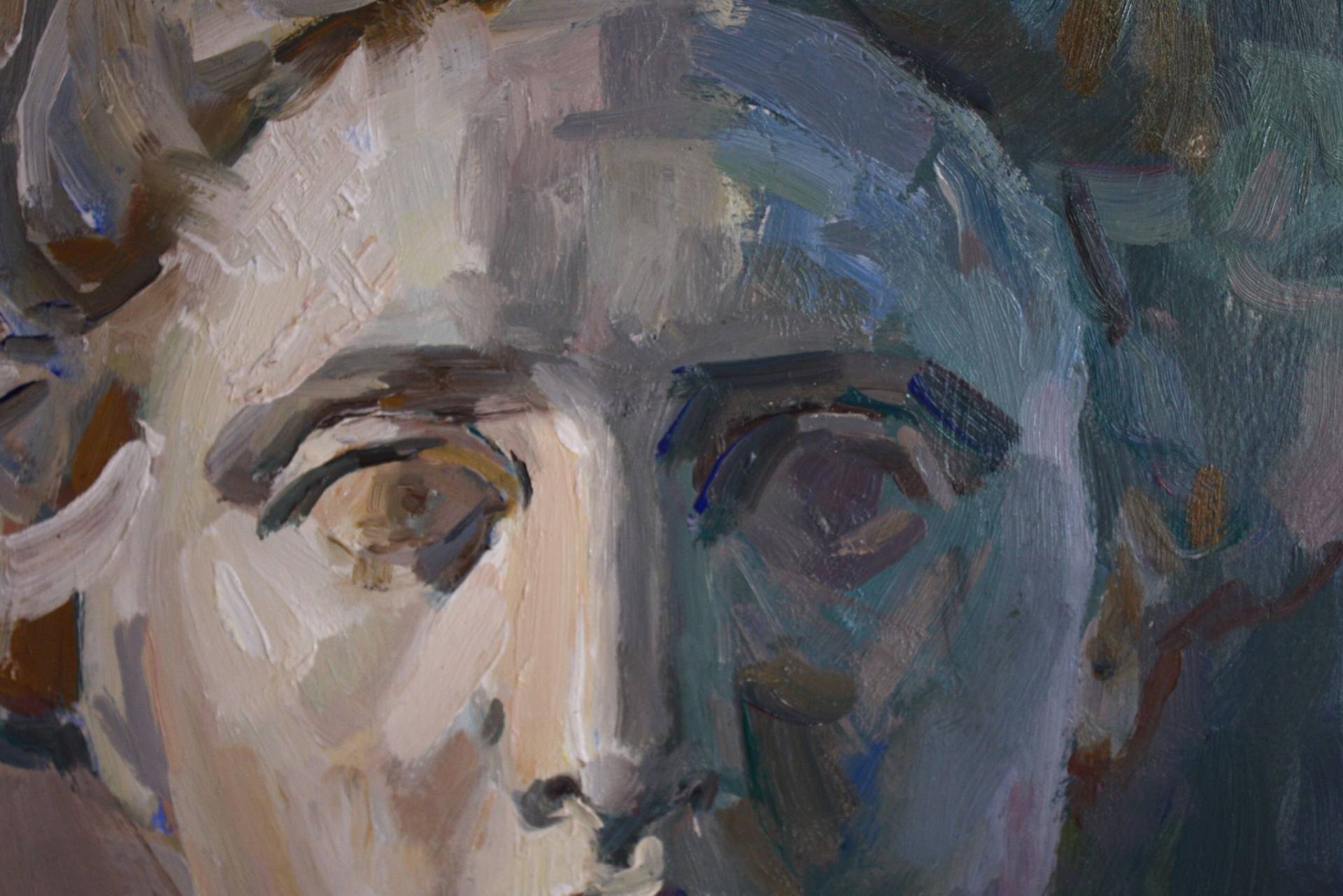 1920x1282 Saatchi Art Apollo Belvedere Head Painting By Elena Rykoff - Belvedere Painting