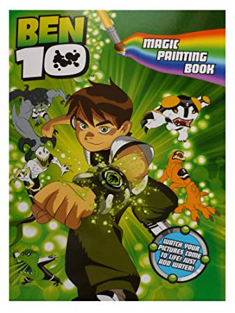 338x450 Ben 10 Magic Painting Book Amazon.co.uk Toys Amp Games - Ben 10 Painting
