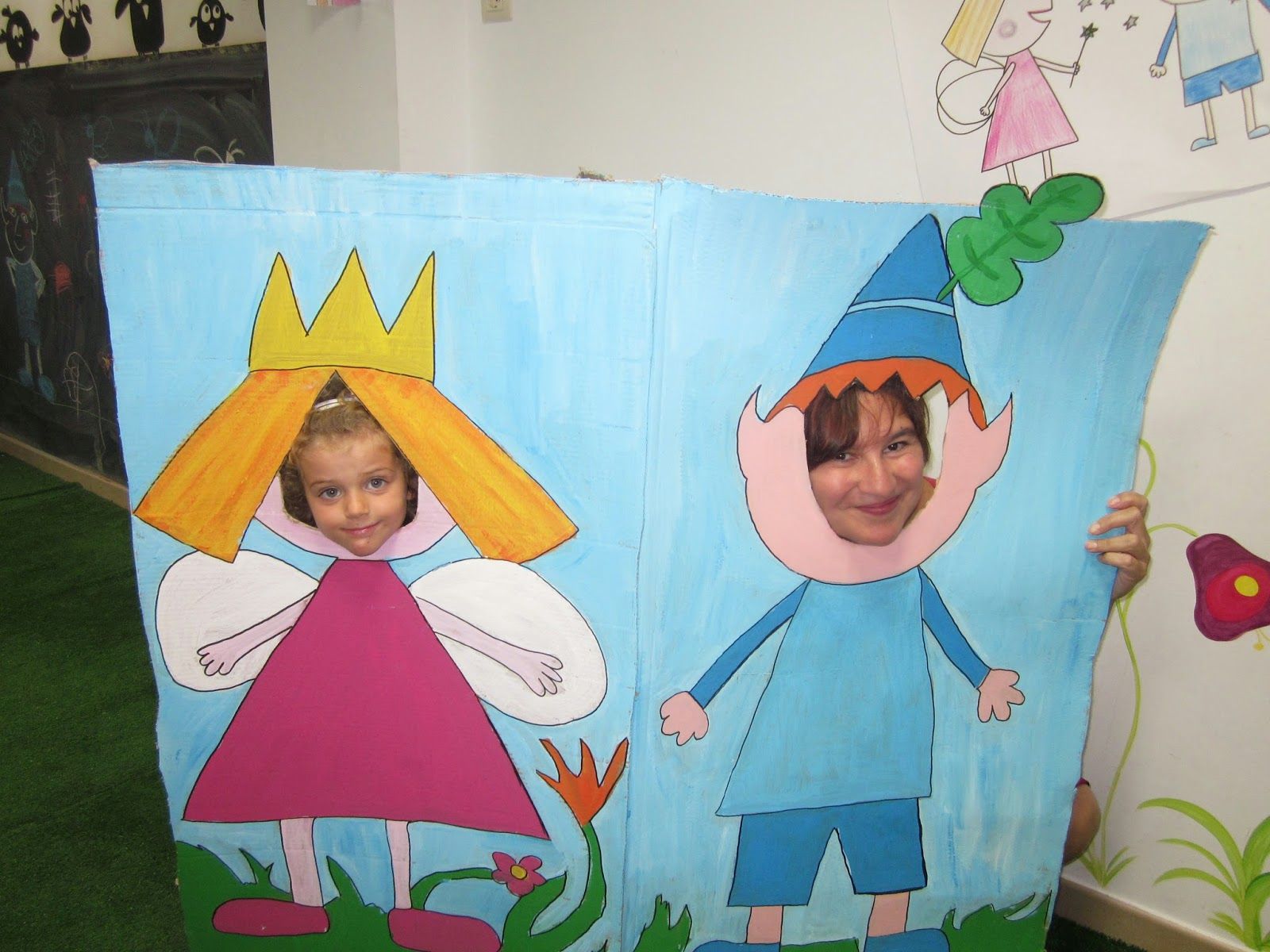 1600x1200 Ben Y Holly Fiesta - Ben And Holly Painting