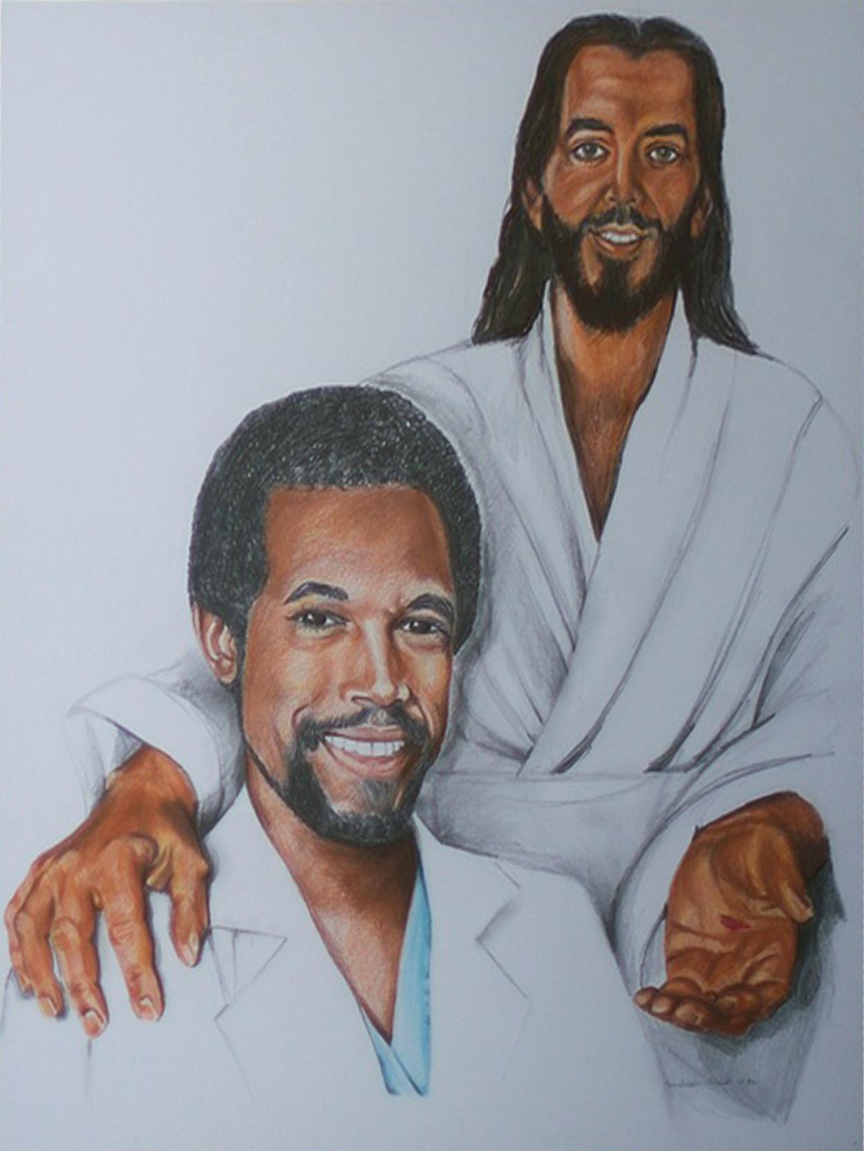 1250x1666 Psbattle Painting Of Jesus Amp Ben Carson Photoshopbattles - Ben Carson Painting