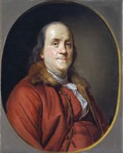 180x223 Benjamin Franklin (Painting) Thomas Jefferson's Monticello - Ben Franklin Painting