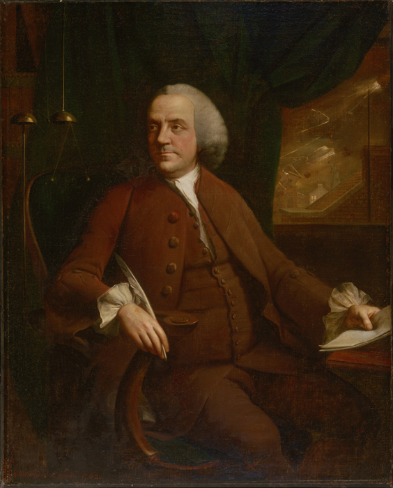 564x700 Filechamberlin - Ben Franklin Painting