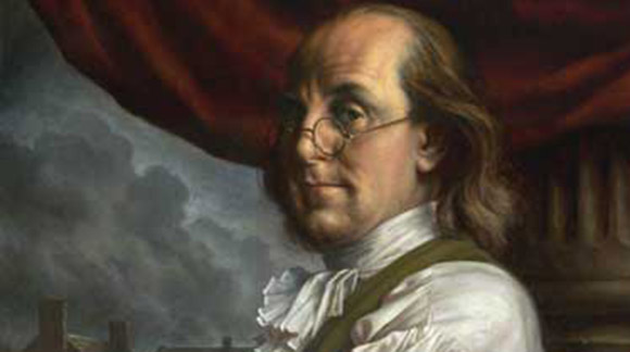 580x324 Hit Self Destruct Benjamin Franklin And Me - Ben Franklin Painting