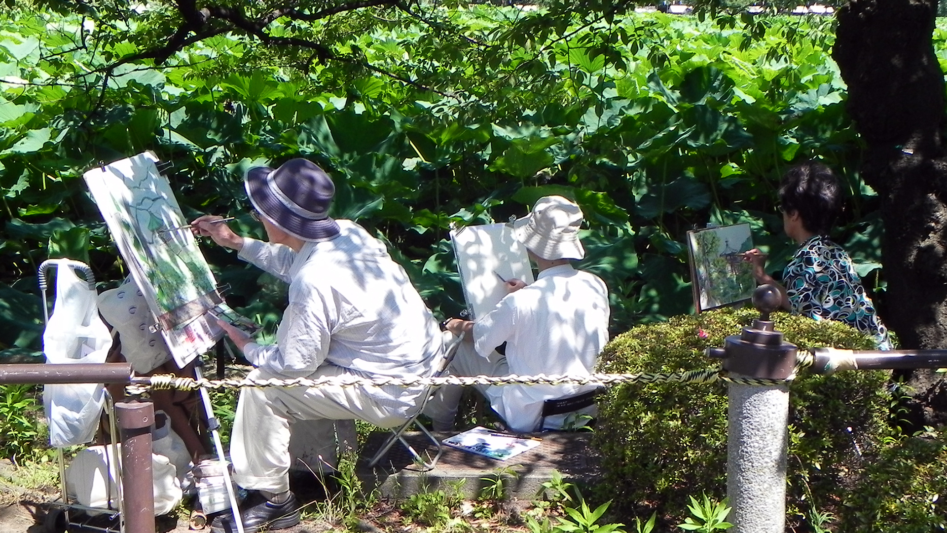 1920x1080 Filepainting Temple Of Benten - Ben Ten Painting