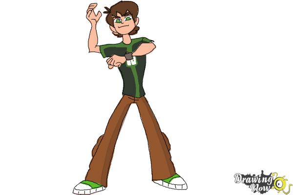 600x400 How To Draw Ben 10 Omniverse - Ben Ten Painting