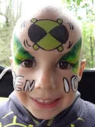 195x258 Ben 10 Face Painting - Ben Ten Painting