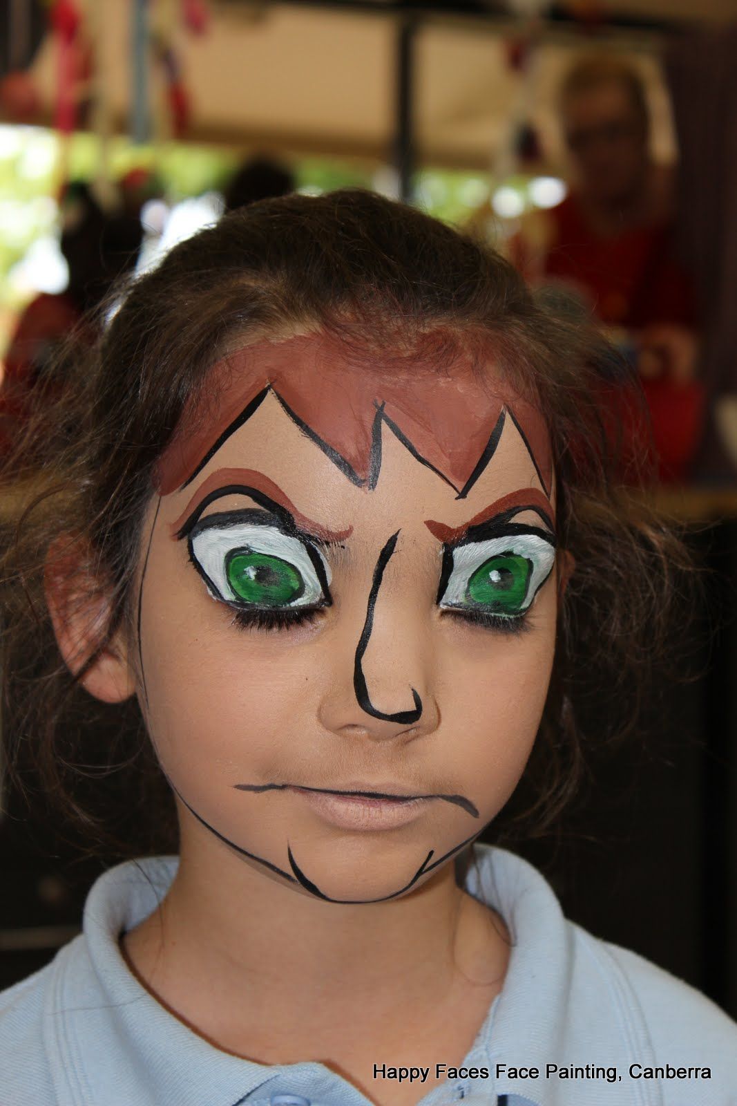 1067x1600 Ben Ten Face Paint - Ben Ten Painting