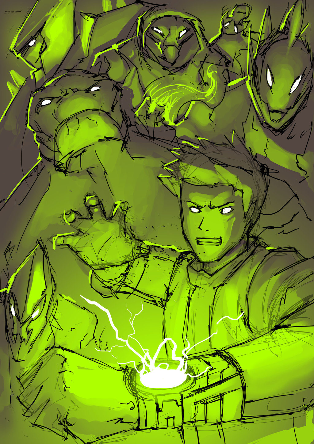 1024x1448 Ben Ten Painting. - Ben Ten Painting