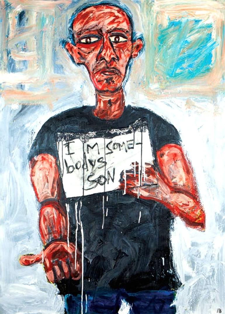 770x1075 Saatchi Art Somebodys Son Painting By Jack Bender - Bender Painting