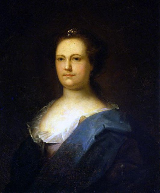 532x640 Deborah Read Franklin Oil Painting On Canvas Hand Painted Art - Benjamin Franklin Painting