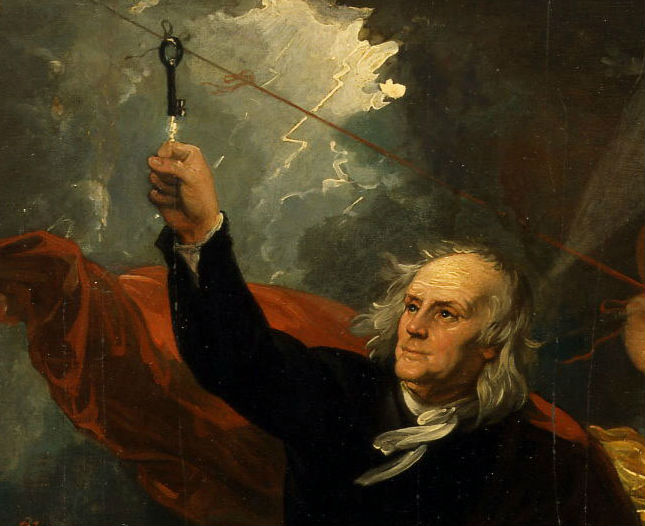 645x526 Picture Of The Day - Benjamin Franklin Painting
