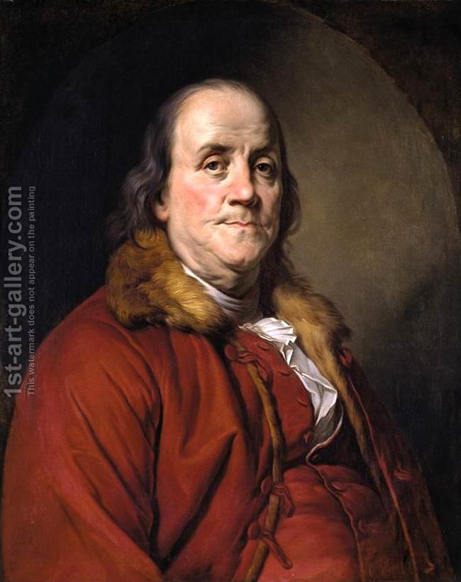 650x820 Portrait Of Benjamin Franklin 1778 Joseph Siffrein Duplessis - Benjamin Franklin Painting