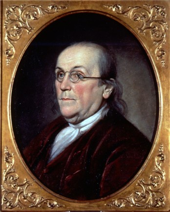 348x432 Benjamin Franklin I Am A Book Lisa's History Room - Benjamin Franklin Painting