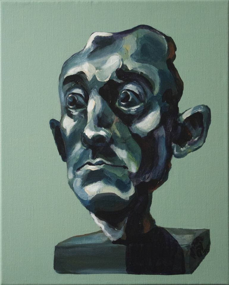 770x959 Saatchi Art Benoit De Bronze Painting By Cindy Nikolic - Benoit Painting