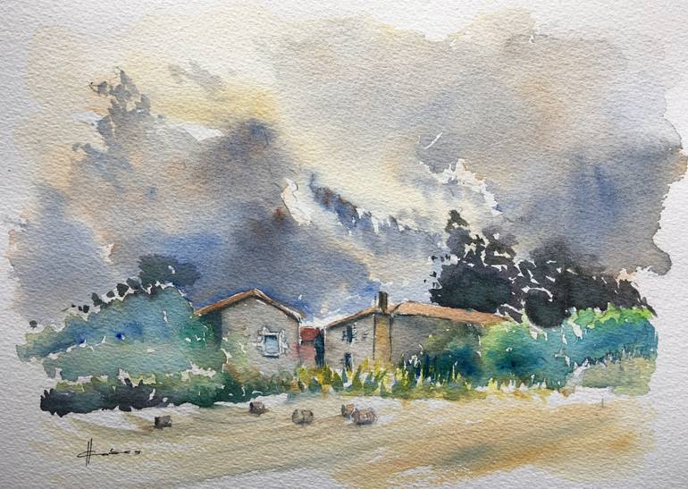 770x547 Saatchi Art St Benoit Painting By Horacio Cobas - Benoit Painting