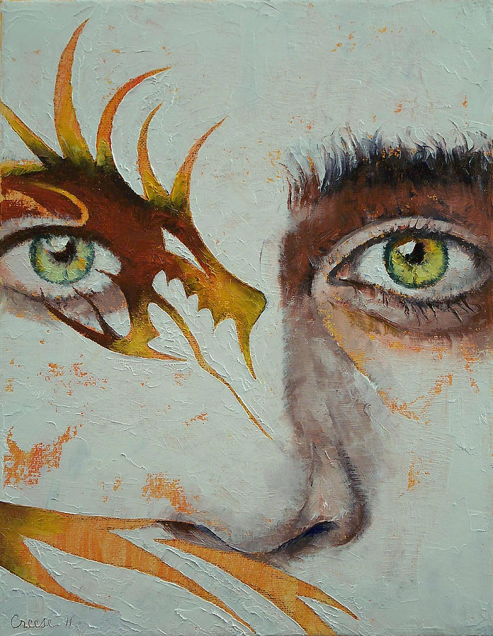 698x900 Beowulf Painting By Michael Creese - Beowulf Painting