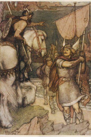 349x524 Beowulf' Series In The Works - Beowulf Painting