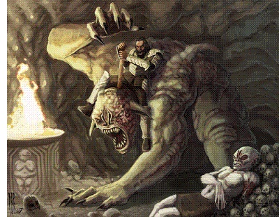 400x312 Timex And Beowulf And A Copywriting Secret You Should Know - Beowulf Painting